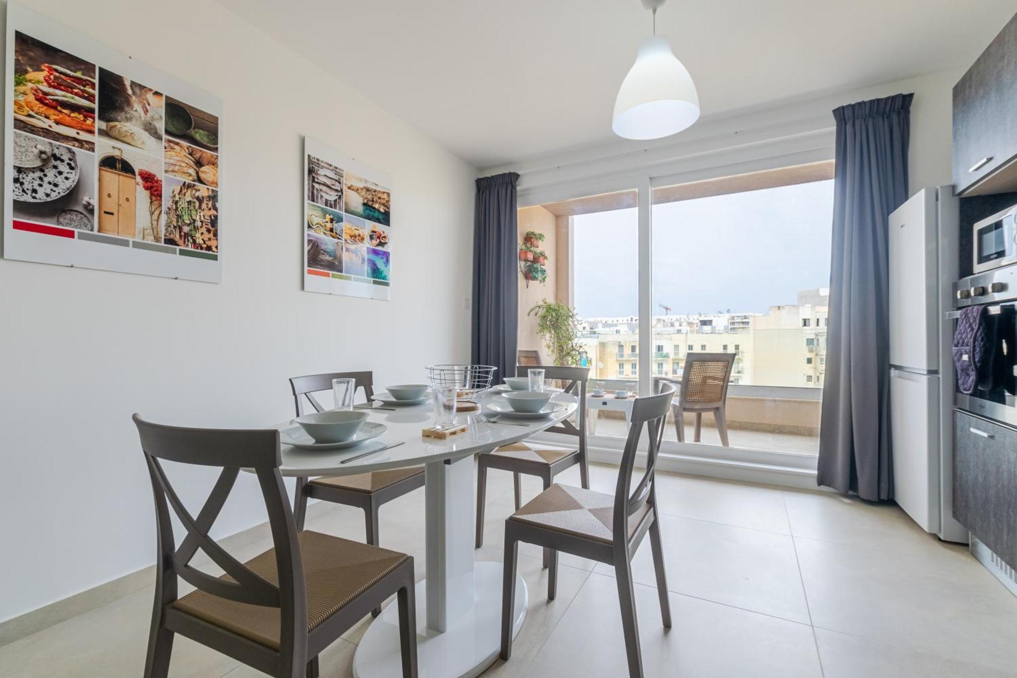 Spacious Brand New Apartment Hc Balcony 3 Bdr 2 Bth Bugibba Сент-Полс-Бей Экстерьер фото