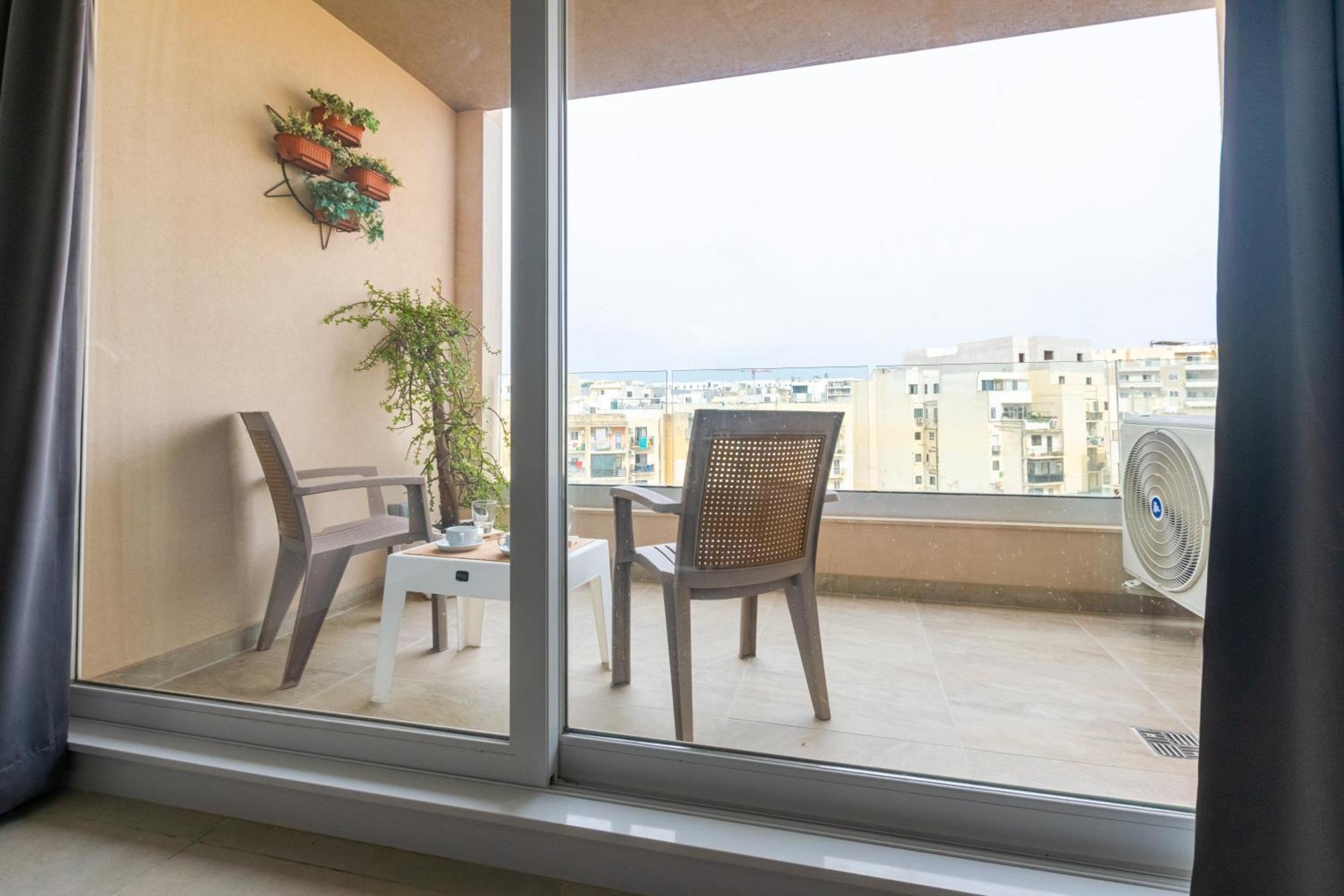 Spacious Brand New Apartment Hc Balcony 3 Bdr 2 Bth Bugibba Сент-Полс-Бей Экстерьер фото